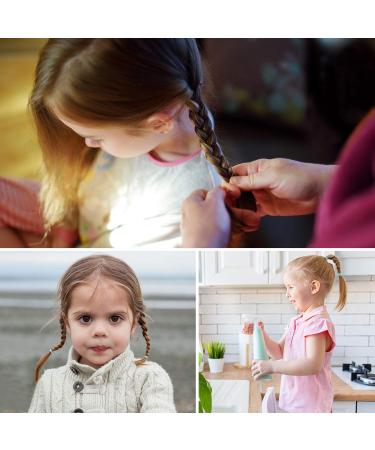 SourceTon Hair Ties - 2500 Colorful Mini Rubber Bands & Topsy Tail Tool for Toddlers & Girls - Ideal for Hair Styling & Accessories - Buy Online on GoSupps.com