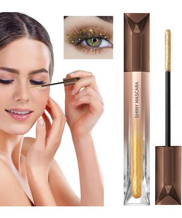 Glitter Mascara for Eyelashes Shimmer Mascara - Lengthening Formula Smudge Proof Mascara | High Colour Rendering Eyelash Cosmetics Waterproof Mascara Lifting Curling Multiplier Effect - Buy Online on GoSupps.com