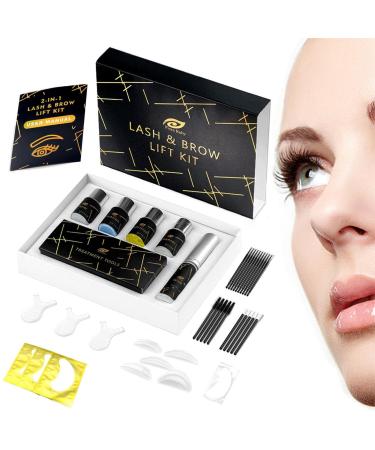 Yunmiao Eyebrow Lamination & Dyeing | 2 in 1 Eyebrow & Eyelash Lamination - Perm For Lashes And Brows Professional Lifting For Trendy Look And Eyelashes Yunmiao