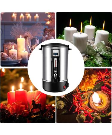 DOZPAL 16L Electric Candle Wax Melting Pot with Digital Temp Control & Wax Drain Valve - Ideal for Commercial & Private Candle Making - Buy Online on GoSupps.com