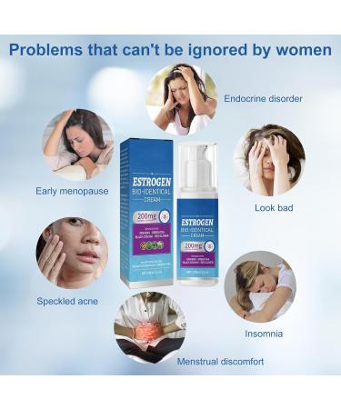 Buy Female Menopause Cream - Alleviate Symptoms & Enjoy Relaxing Years | Bioidentical Cream for Women - 100ml - Buy Online on GoSupps.com