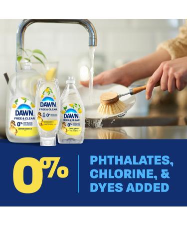 Dawn Free & Clear EZ-Squeeze Dish Soap Dishwashing Liquid Lemon 532 mL Lemon 532 ml (Pack of 1) - Buy Online on GoSupps.com