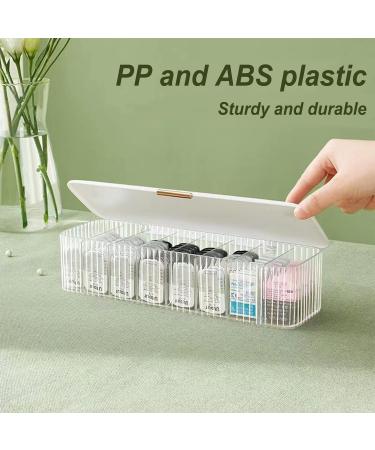 AirTime Pink Storage Organizer for Colored & Disposable Contact Lenses - Universal Transparent Box for All Brands - Ideal for Daily Use - Buy Online on GoSupps.com