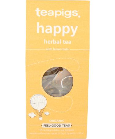 Teapigs, Tea Happy Organic, 15 Count