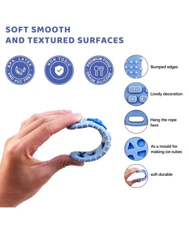 Soothing Silicone Baby Remote Teether Toy - Purple | Teething Relief for Babies - Buy Online on GoSupps.com
