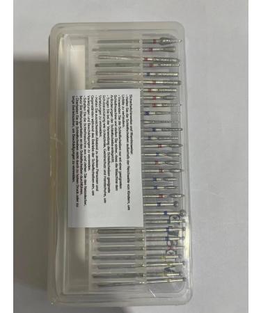 Mesee 30 Piece Nail Drill Bits Diamond Nail Drill Set Cuticle Drill Tools Professional Nail Cutter Attachments for Nail File Manicure Pedicure Nail Care - Buy Online on GoSupps.com
