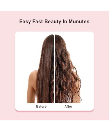 Rotating Curling Iron 1 Inch - Automatic Curling Iron for All Hair Types | Fast Heating Auto Curling Wand with LCD Display | Create Lasting Beach Waves - Buy Online on GoSupps.com