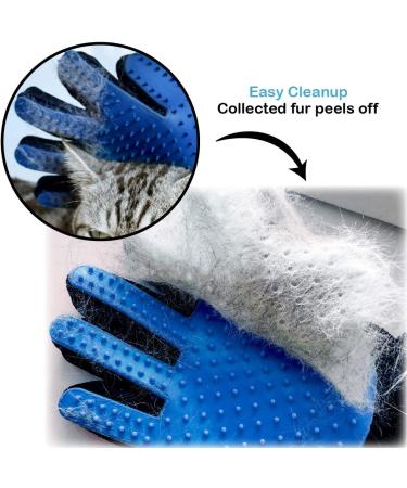 Pets First Deshedding Grooming Gloves for Dogs & Cats - Professional Pet Hair Remover & Cleaning Mitt - Buy Online on GoSupps.com