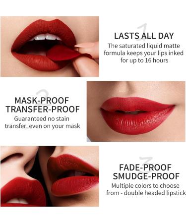 Waterproof Long-Lasting Matte Lip Liner Pencil - Moisturizing Lip Makeup (#05) - Buy Online on GoSupps.com