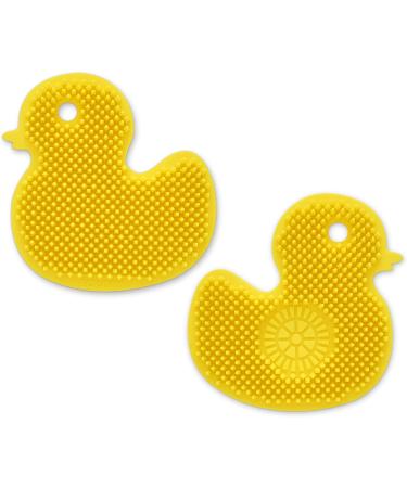Scrubby's Duck Yellow Silicone Scrubber - Non-Abrasive & Long-Lasting | Medium Size - Buy Online on GoSupps.com