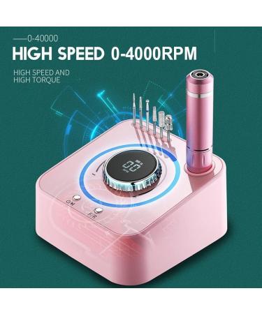 Nail Cutter Professional 40000 Rpm Electric Nail Cutter For Gel Nails Nail File Manicure Pedicure Set With Colour Lamp Knob 6 Bits And Foot Pedal White YUYANAIAI - Buy Online on GoSupps.com