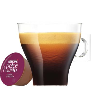  NESCAFE DOLCE GUSTO Nescaf Dolce Gusto Double Espresso - Coffee - 96 Capsules (Pack of 6 boxes). - Buy Online on GoSupps.com