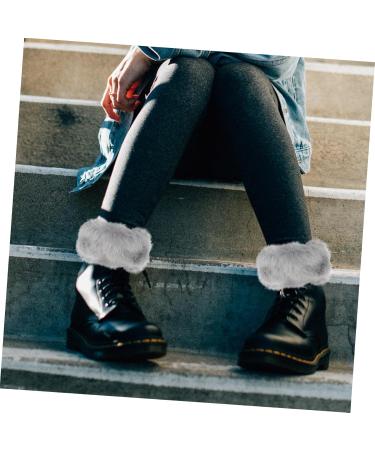 Warm Fur Boot Covers - 3 Pairs of Stylish Acrylic Ankle Warmers for Winter Protection | Besportble - Buy Online on GoSupps.com