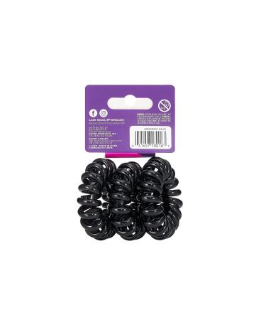 Goody Dentless Jelly Bands Elastic Hair Coils - Black - Medium to Thick Hair - 3 Count - Buy Online on GoSupps.com