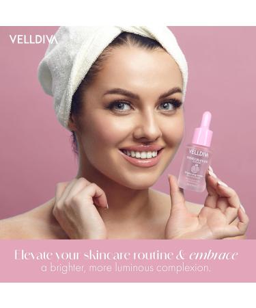 Pomegranate Natural Face Serum - Antioxidant-Rich Anti-Aging Formula with Niacinamide & Vitamin C 15% for Fine Lines & Dark Spots - 1 Fl Oz - Buy Online on GoSupps.com