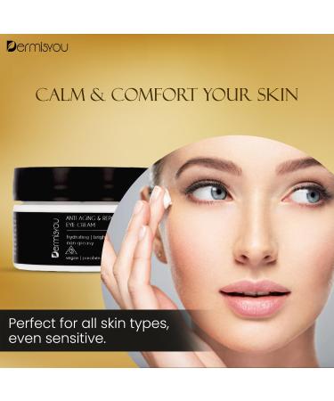 Anti-wrinkle Eye Cream with Saffron | Moisturizing Hydrating Brightening | Non greasy Fast Absorbing Formula | Fights Wrinkles & Fine Lines | Reduces Dark Circles & Pigmentation | 5 oz - Buy Online on GoSupps.com