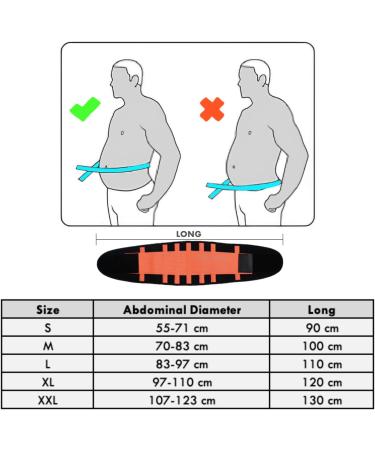 Innoti Back Band for Men & Women - Lumbar Support Belt for Sports & Work - Adjustable Compression Back Brace (Orange M 70-83 cm) - Buy Online on GoSupps.com