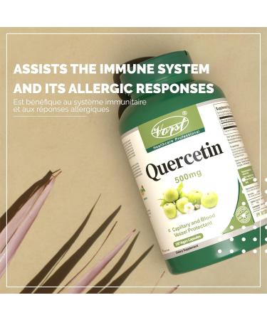 VORST Quercetin 500mg 180 Vegan Capsules | Supplement for Boosting Immune System | For Allergies and Eye Health | Powder Pills | 1 Bottle 1 count (Pack of 180) - Buy Online on GoSupps.com
