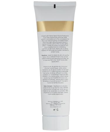 Deborah Lippmann Rich Girl Hydrating Body Shimmer - Illuminating Lotion with Hemp Seed Oil & Hyaluronic Acid | Highlighter & Body Glow | 5oz - Buy Online on GoSupps.com