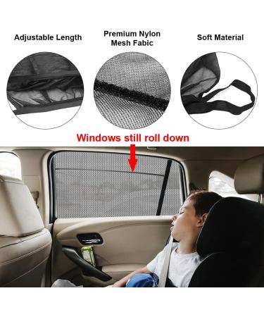 Ultimate Car Sun Protection for Kids | 4-Piece Universal Sun Visor Set for Rear Windows | Ideal for Babies & Pets - Buy Online on GoSupps.com