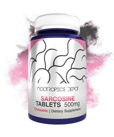 Nootropics Depot Sarcosine 500mg Chewable Tablets - 120 Count