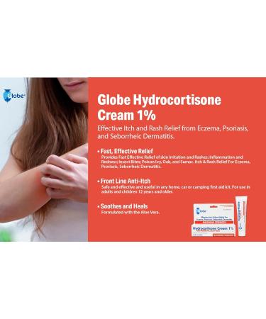 3-Pack Hydrocortisone Maximum Strength Cream 1% - Anti-Itch Relief for Redness, Swelling, Bug Bites, Eczema, Hemorrhoids & More - Buy Online on GoSupps.com