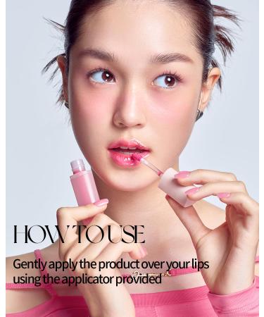 HOLIKA HOLIKA Heart Crush Bare Glaze Tint - K-Beauty Juicy Color Lip Tint Long-Lasting Moisture & Shine - 0.1 fl. oz. (03 PILLOWY) - Shop Internationally - Buy Online on GoSupps.com