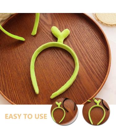 minkissy Bean Sprouts Headband Funny Headpiece Cosplay Headband Cute Headband Women Sprouts Headband Hair Accessories for Party Cosplay - Buy Online on GoSupps.com