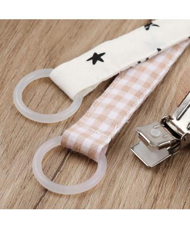 Gou 161 Guo Schnullerband 1St Hochwertige Schnullerkette mit Schnullerclip aus Baumwolle & Metall f r Internationalen Versand - Buy Online on GoSupps.com