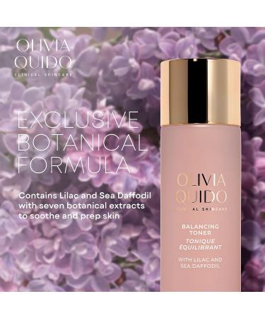 OLIVIA QUIDO Balancing Toner with Lilac & Sea Daffodil | 6.76 fl.oz. | Moisturizing & Pore Tightening Cleanser - Buy Online on GoSupps.com