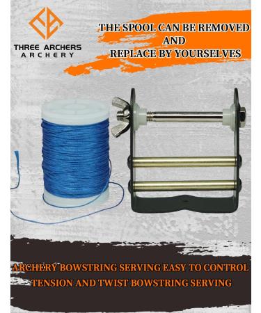 THREE ARCHERS Bowstring Serving Thread Jig - 120 yard/110m - Black - Buy Online on GoSupps.com