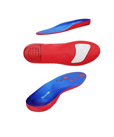 Sushn3D Plantar Fasciitis Insoles Arch Support Orthotic Inserts for Men Women  Running Athletic Gel Shoe Insoles Medium Arch Support Insoles for High Arch Pain Relief XL(Mens 10 1/2 - 13)