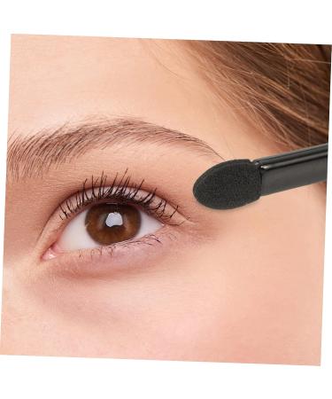 Healeved 200 Pcs Mini Eyeshadow Swab Eyeshadow Lipstick Brush Applicator Milky Cotton Black - Buy Online on GoSupps.com