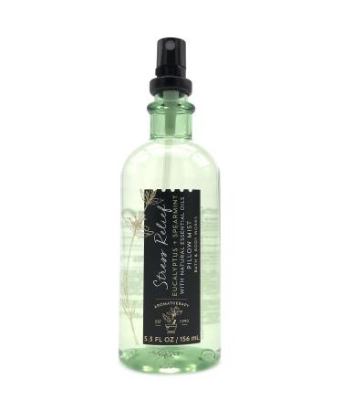 Bath and Body Works Aromatherapy Pillow Mist with Natural Essential Oils (Stress Relief, Eucalyptus + Spearmint)