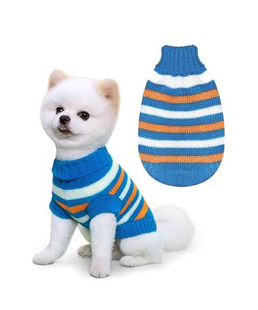 Dog sweater Small dogs winter warm dog sweater Small dog roll collar knitting sweater dog sweater soft dog clothing dog sweater dog clothes for small medium -sized dogs and cats