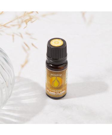 Certified Organic Ylang Ylang Essential Oil - 100% Pure Therapeutic Grade for Aromatherapy, Massage & Diffusers - 10ml + Free E-Book | Cananga Odorata - Buy Online on GoSupps.com