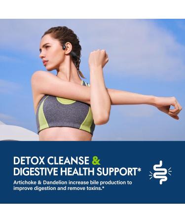 Artichoke Leaf Extract Drops for Liver Detox Cleanse & Repair Milk Thistle 5-in-1 Natural Herbal Formula Liver Health Support Supplment w/Dandelion Horsetail High Absorbtion. 2oz Original 2 Fl Oz (Pack of 1) - Buy Online on GoSupps.com
