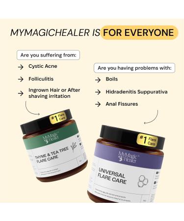 MyMagicHealer Comfrey & Arnica Salve | Natural Herbal Remedie for Body Tension & Comfort | 1 oz 1 Ounce - Buy Online on GoSupps.com