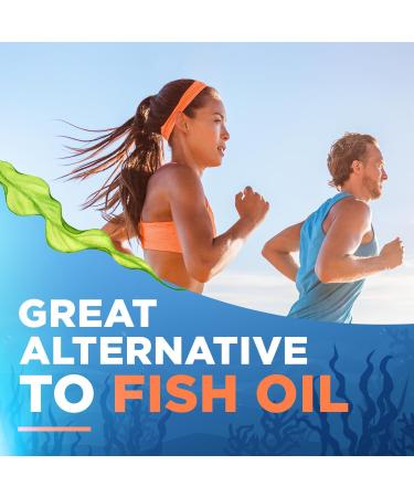 selfevolve Algae Omega 3 1 500mg - Vegan Supplement with Patented Life's Omega 3 - High Dose EPA & DHA - Better Than Fish Oil - Supports Heart Brain Joint Health - 90 Vegan Softgels - Buy Online on GoSupps.com