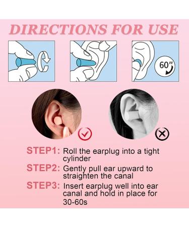 60 Pairs Super Soft Foam Earplugs for Sleeping | 36 dB SNR with Aluminum Storage Box | Noise Reduction for Snoring Work Travel & Learning - Buy Online on GoSupps.com