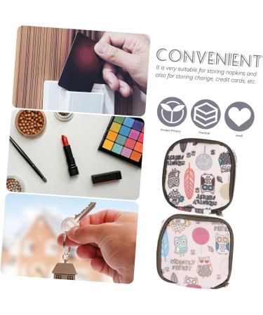 Buy Healeved 2-in-1 Tampon Holder & Storage Bag | Compact Handbag Organizer for Period Products & Travel | Women's Cotton & Laminated Design - Buy Online on GoSupps.com