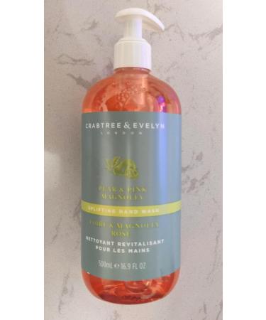 Crabtree & Evelyn Pear and Pink Magnolia Uplifting Hand Wash 500ml - Buy Online on GoSupps.com