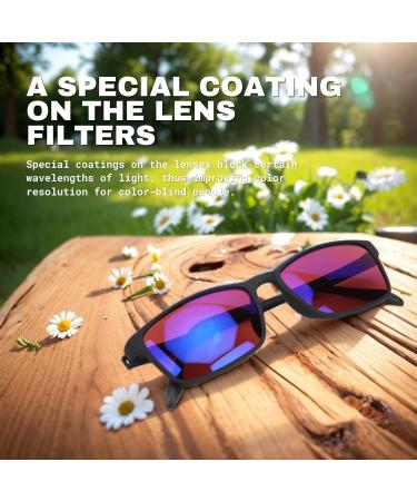Flbirret Colorblind Corrective Glasses | Improve Red-Green Color Perception & Vision | International Shipping Available - Buy Online on GoSupps.com