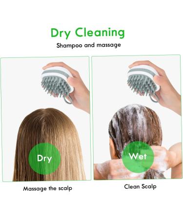 Magiclulu Scalp Massage Brush - 6-Piece Portable Set for Daily Use | Improve Scalp Health & Relaxation | Ideal for Home & Hotel - Buy Online on GoSupps.com