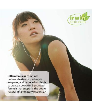Irwin Naturals Inflamma-Less - 80 Liquid Soft-Gels for Joint & Inflammatory Support - Buy Online on GoSupps.com