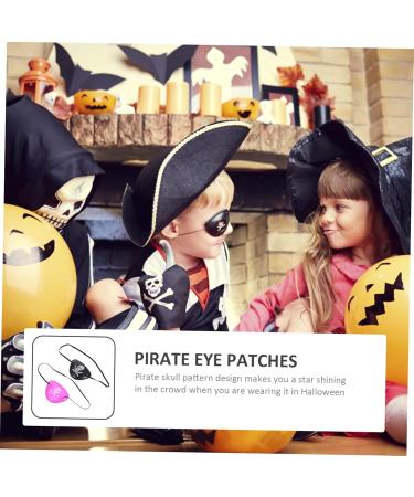 Shop LIFKOME 80 Pcs Pirate Eye Patch Set Perfect for Costume Accessories Lazy Eye Treatment and Fun Dress-Up - Buy Online on GoSupps.com