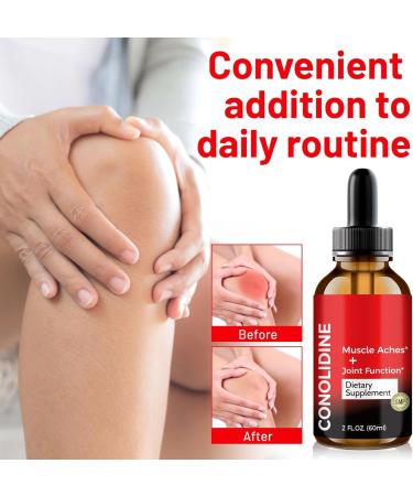 Conolidine Drops - All-Natural Joint Support Supplement for Pain Relief & Improved Mobility (1 PC - Buy Online on GoSupps.com
