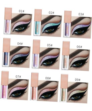 Healeved 2 Pcs Pearlescent Liquid Eye Shadow Metallic Eye Makeup Liquid - Buy Online on GoSupps.com