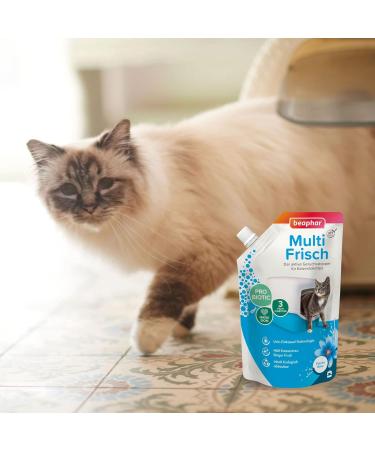 Beaphar Multi Frisch - Active Odor Stopper for Cat Toilets with Probiotics | Biodegradable & pH-Neutral | Fresh Breeze - 400g - Buy Online on GoSupps.com