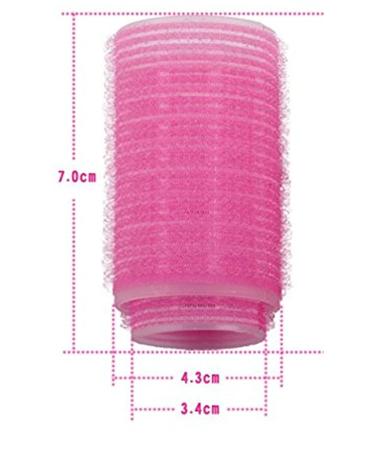 2Pcs Plastic Hair Rollers Curlers Bangs Self-Adhesive Styling Tools for Women - DIY Hair Volume & Curling Magic - Buy Online on GoSupps.com